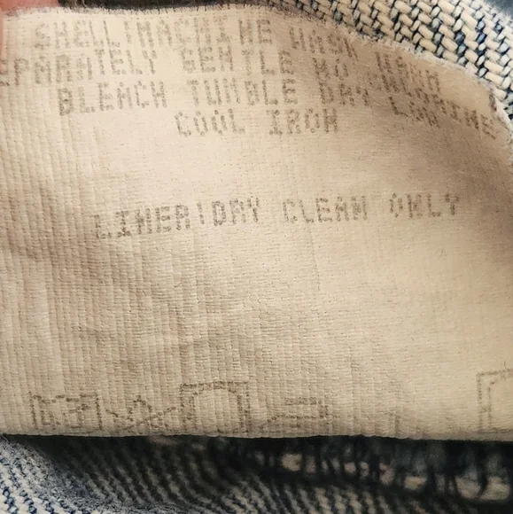 Vintage Mens Woolrich Denim Jacket Barn Coat Sz Small Made In USA No Liner READ - Picture 9 of 13